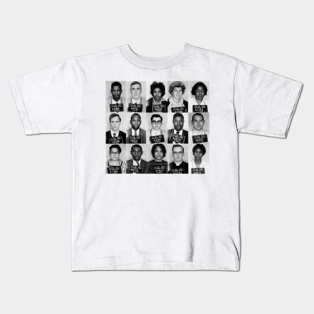 Freedom Ride Kids T-Shirt by One Mic History Store